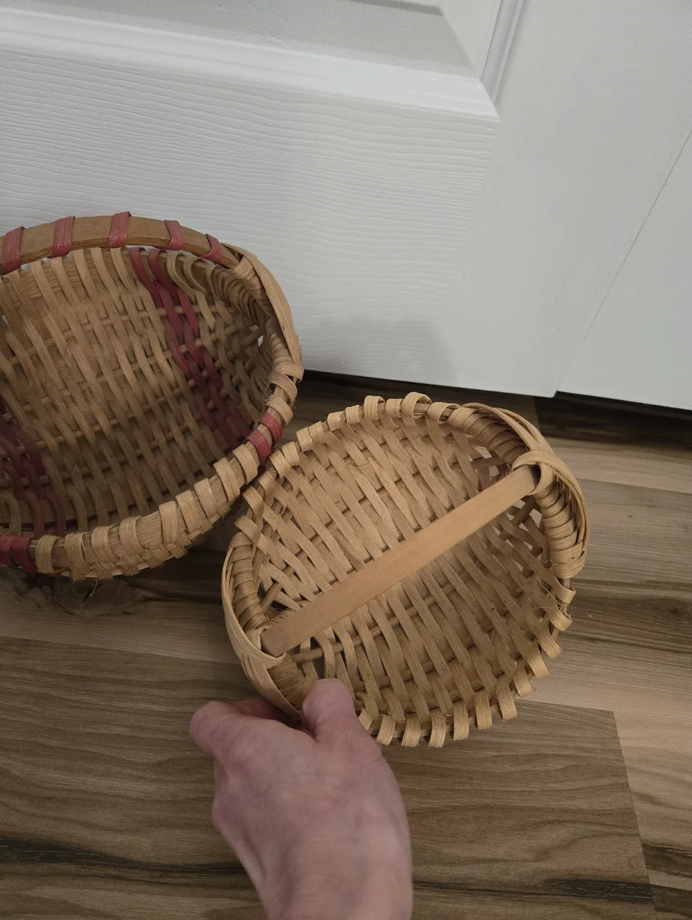 Vintage Handmade Gods Eye Egg Baskets